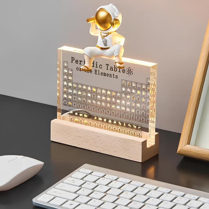 Illuminated Periodic Table with Real Elements - Elementa-Small-Nora Luxe