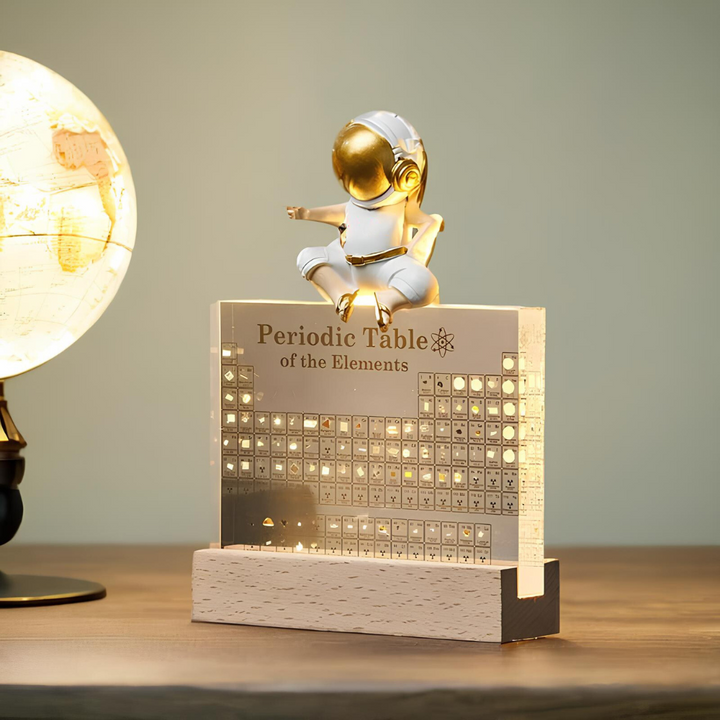 Illuminated Periodic Table with Real Elements - Elementa-Small-Nora Luxe