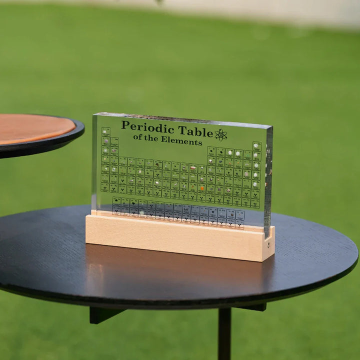 Illuminated Periodic Table with Real Elements - Elementa-Small-Nora Luxe