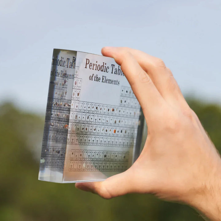 Illuminated Periodic Table with Real Elements - Elementa-Small-Nora Luxe
