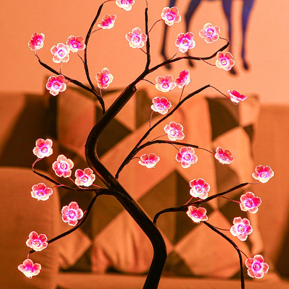 Illuminated Plum Blossom Tree - LumiPlum-Nora Luxe