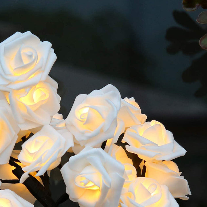 Illuminated Rose Tree - LumiRose-Yellow-Nora Luxe