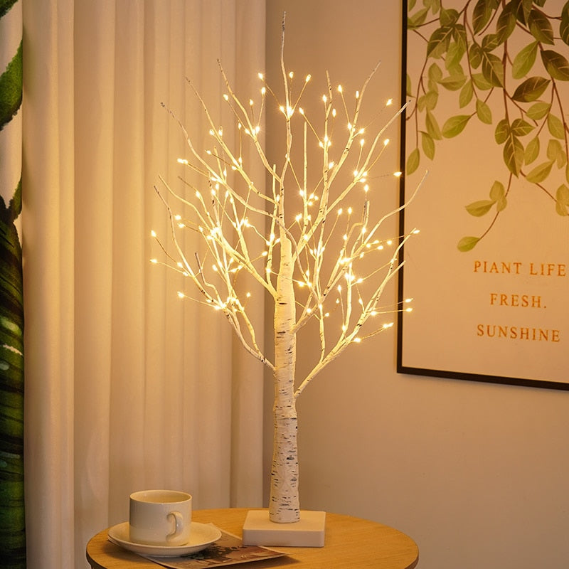 Illuminated Scandinavian Birch - LumiBirch-Nora Luxe