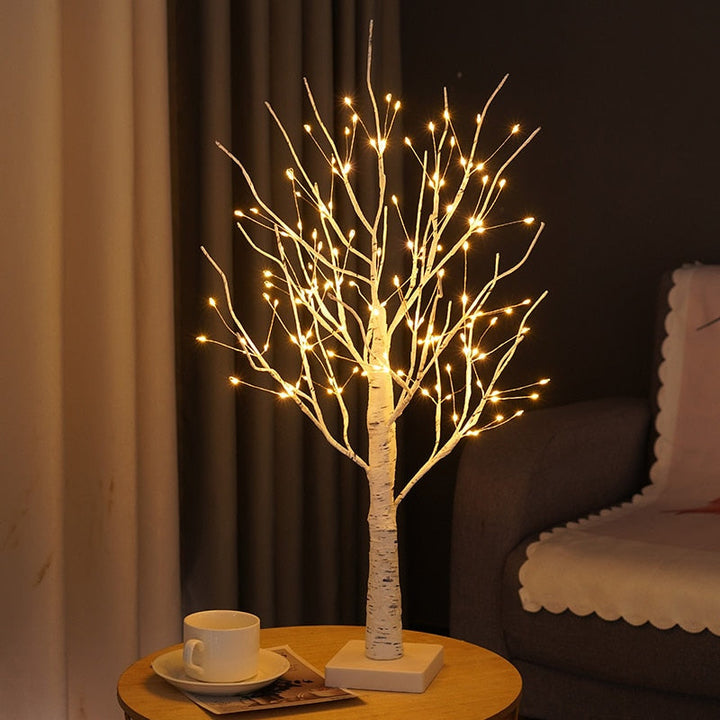 Illuminated Scandinavian Birch - LumiBirch-Nora Luxe
