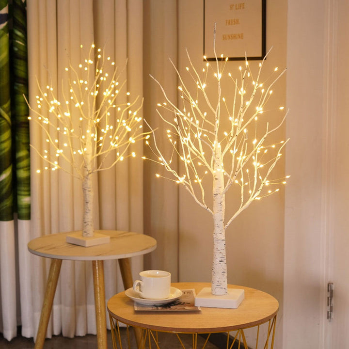 Illuminated Scandinavian Birch - LumiBirch-Nora Luxe