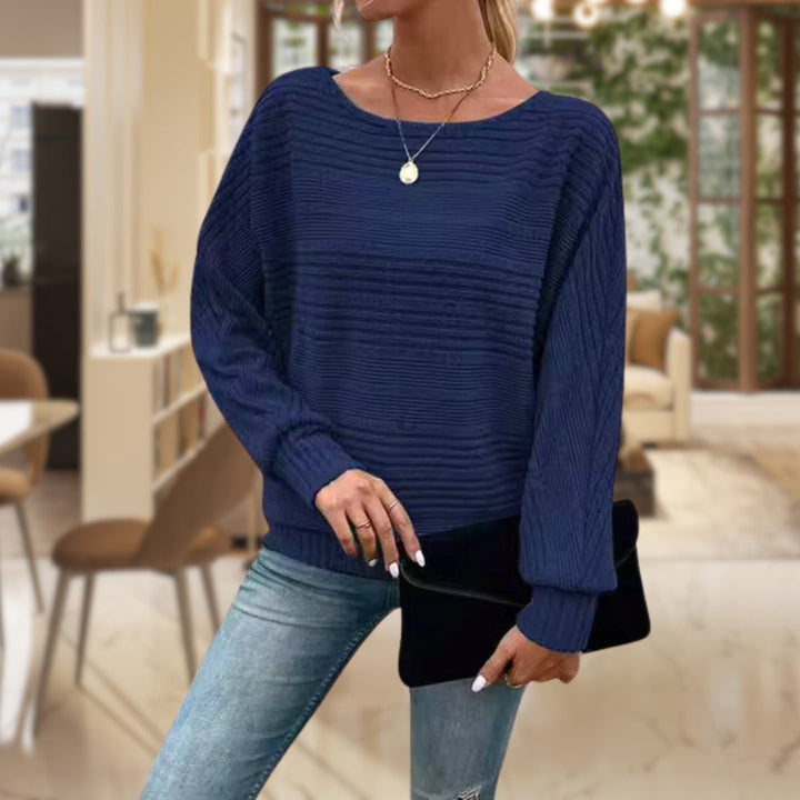 Striped women's knitted jumper – Zorine