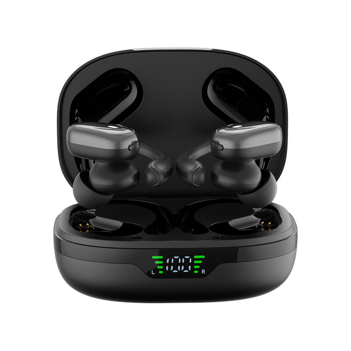 Bluetooth 5.3 Sport Earbuds with Mic, LED Case & 75H Playback – 1+1 FREE