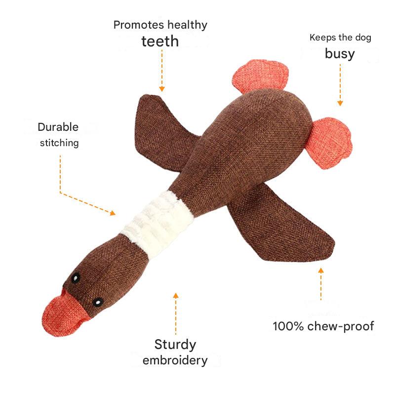 Indestructible Dog Toy (1+1 FREE) - ToughGoose-Brown 2x-Nora Luxe