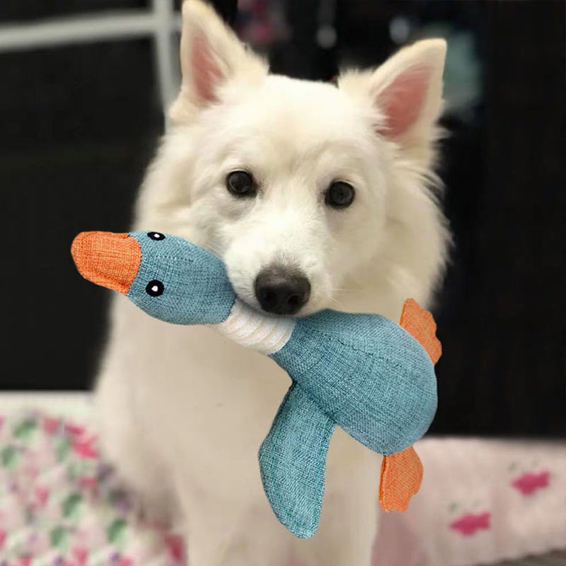 Indestructible Dog Toy (1+1 FREE) - ToughGoose-Brown + Blue-Nora Luxe