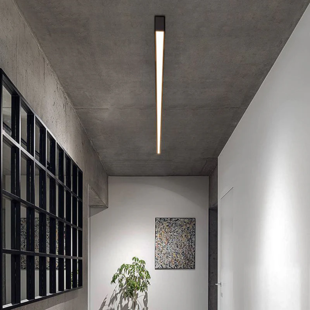 Industrial Linear LED Ceiling Light - Stratum-3 Color-23.62 inches-Nora Luxe
