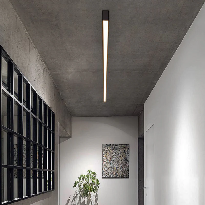 Industrial Linear LED Ceiling Light - Stratum-3 Color-23.62 inches-Nora Luxe