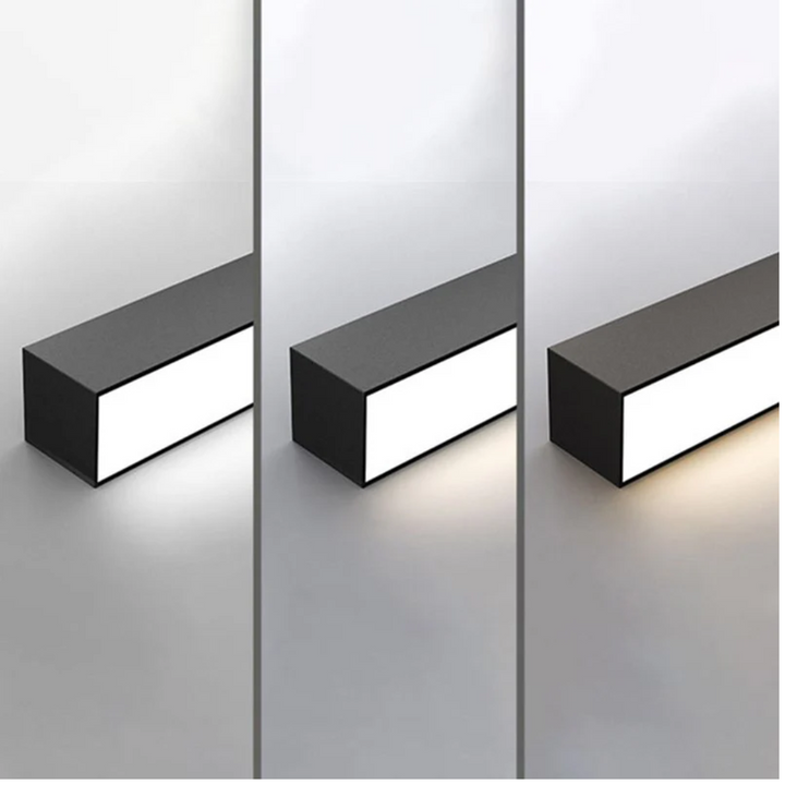 Industrial Linear LED Ceiling Light - Stratum-3 Color-23.62 inches-Nora Luxe