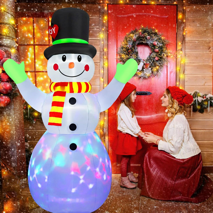 Inflatable Lighted Snowman (8.85 inches) - Lotte-Nora Luxe