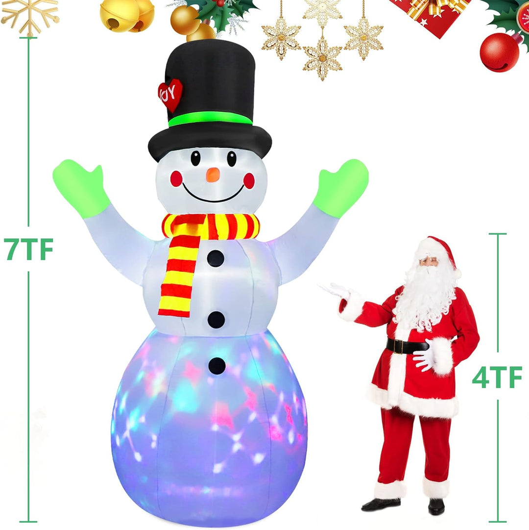 Inflatable Lighted Snowman (8.85 inches) - Lotte-Nora Luxe
