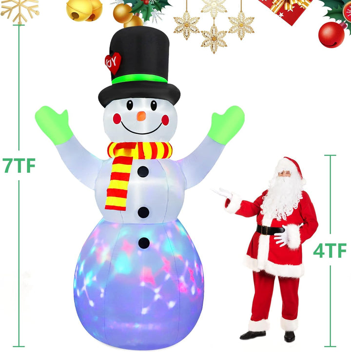 Inflatable Lighted Snowman (8.85 inches) - Lotte-Nora Luxe