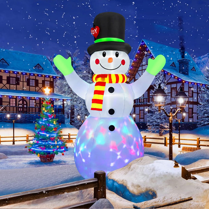 Inflatable Lighted Snowman (8.85 inches) - Lotte-Nora Luxe