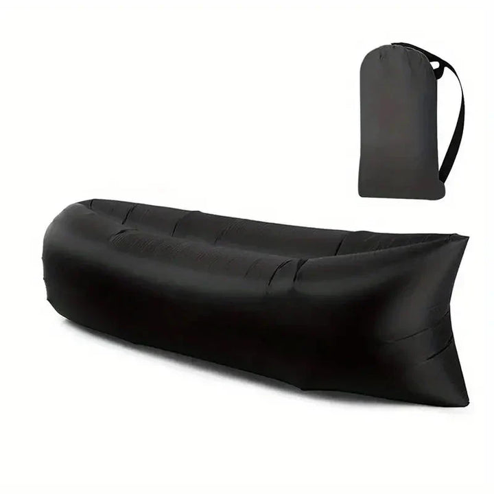 Inflatable Lounge Chair - BreezeLounger-Black-Nora Luxe