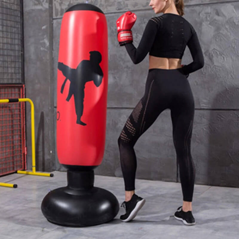 Inflatable Punch Bag - ImpactPro Punch Tower-Black-Nora Luxe