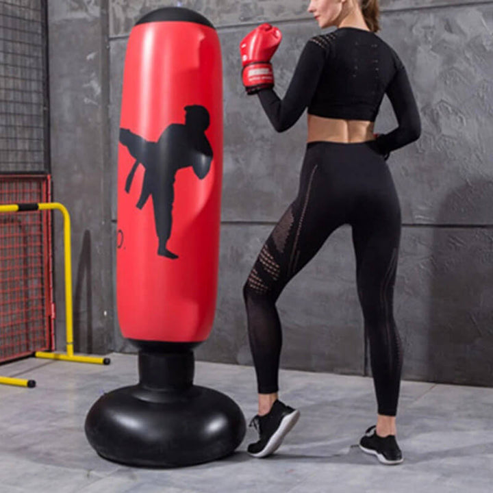 Inflatable Punch Bag - ImpactPro Punch Tower-Black-Nora Luxe
