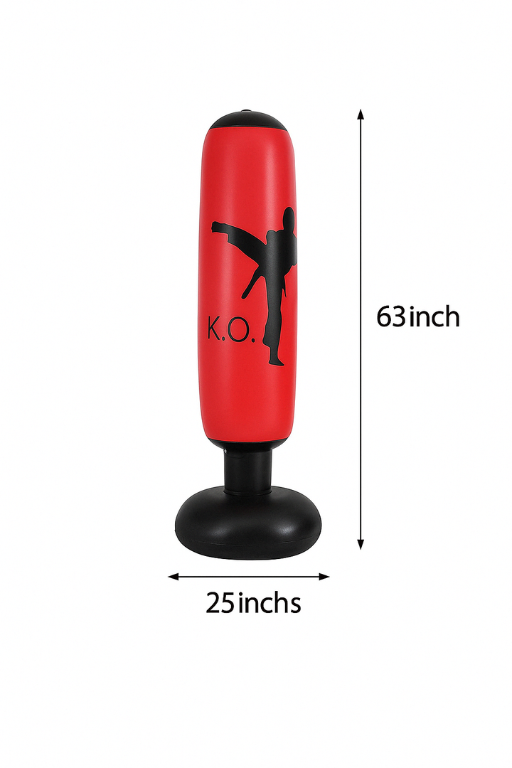 Inflatable Punch Bag - ImpactPro Punch Tower-Black-Nora Luxe