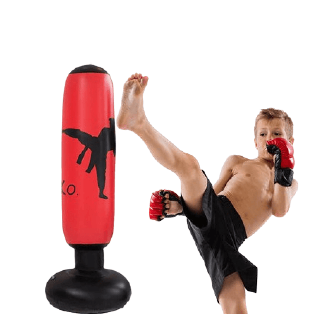 Inflatable Punch Bag - ImpactPro Punch Tower-Red-Nora Luxe