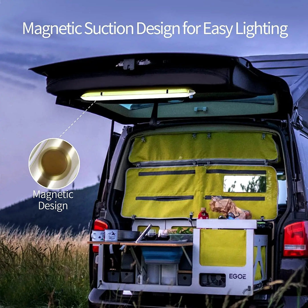 Inflatable Solar LED Tube Light - LumiGlow Pro-4000 mAh-Nora Luxe