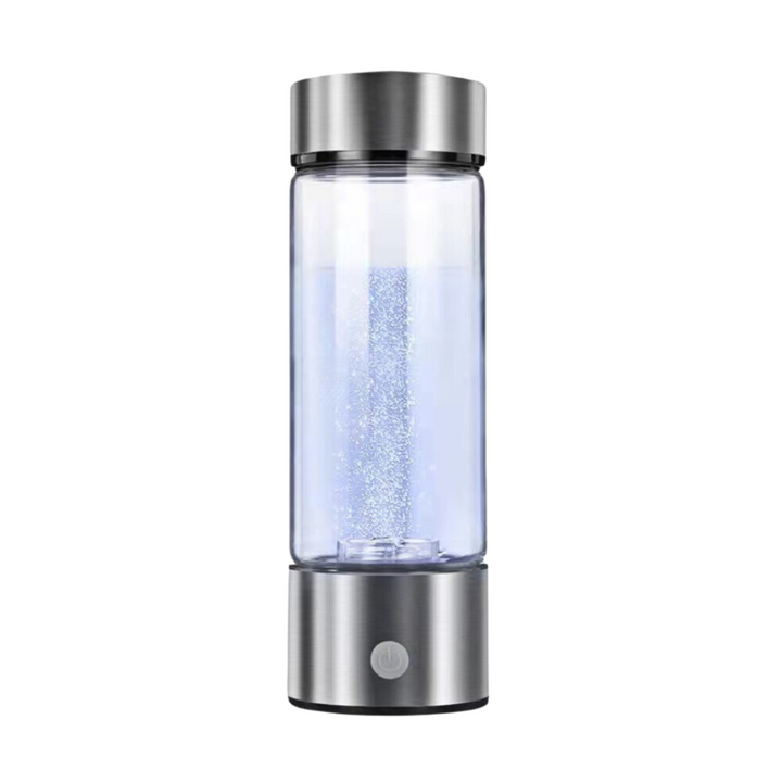 Innovative Hydrogen Water Bottle - HydroPro Generator-Silver-Nora Luxe