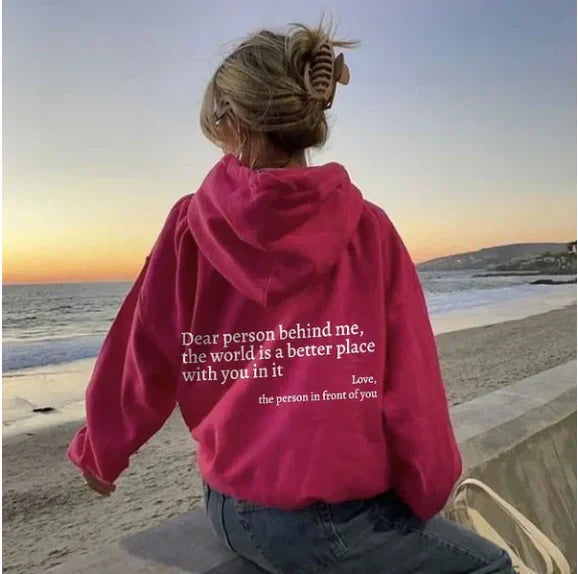 Inspiring Casual Hoodie - Alex-Red-S-Nora Luxe