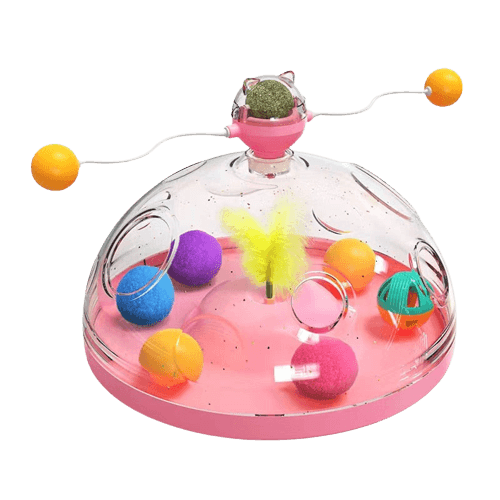 Interactive Cat Puzzle - WhirlPlay-Pink-Nora Luxe