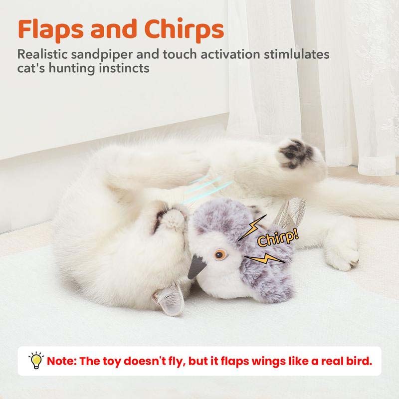 Interactive Cat Toy - ChirpBird-Little Bird-Nora Luxe