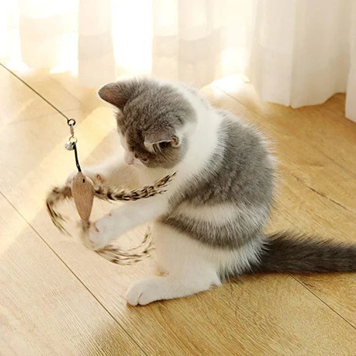 Interactive Cat Toy - FlutterFriend-Nora Luxe