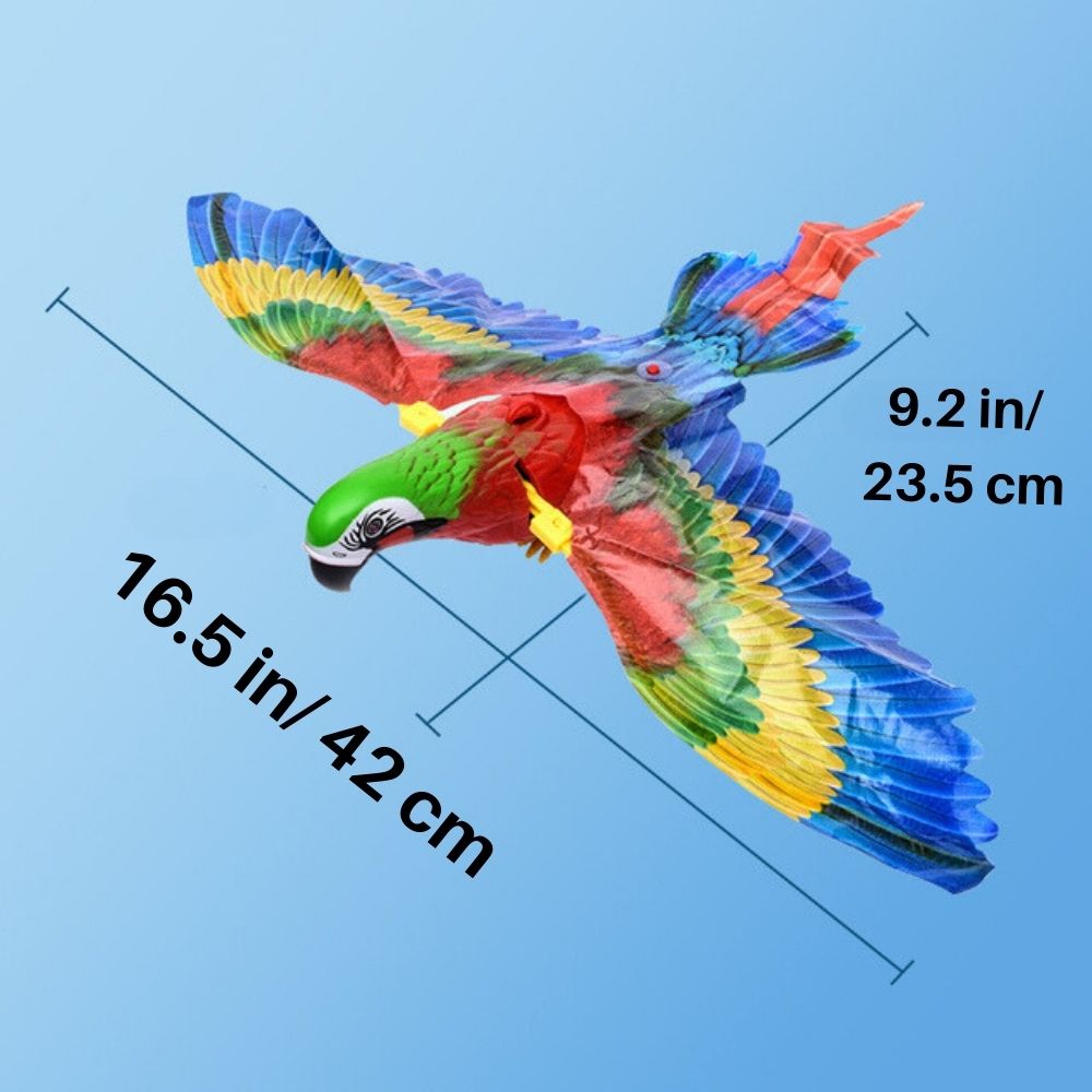 Interactive Cat Toy for Fun and Exercise - FeatherFlight™-Parrot-Nora Luxe