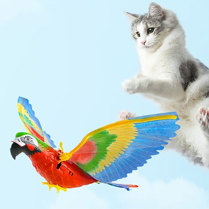 Interactive Cat Toy for Fun and Exercise - FeatherFlight™-Parrot-Nora Luxe