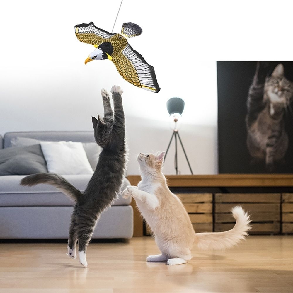 Interactive Cat Toy for Fun and Exercise - FeatherFlight™-Parrot-Nora Luxe
