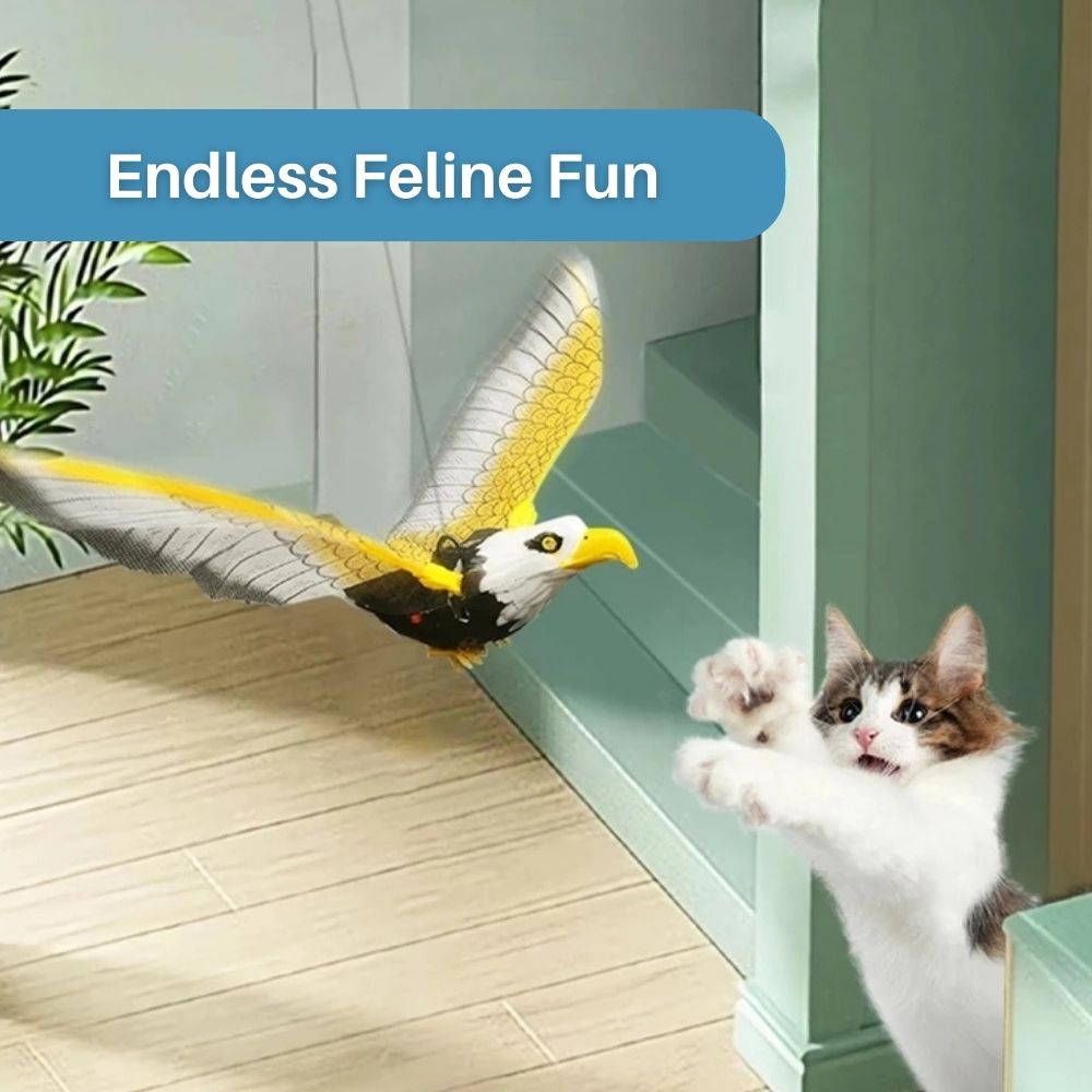 Interactive Cat Toy for Fun and Exercise - FeatherFlight™-Parrot-Nora Luxe