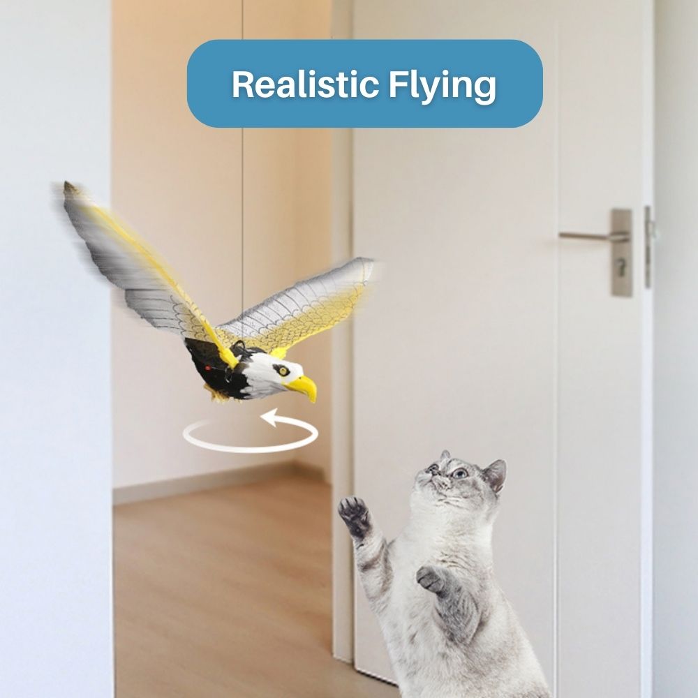 Interactive Cat Toy for Fun and Exercise - FeatherFlight™-Parrot-Nora Luxe