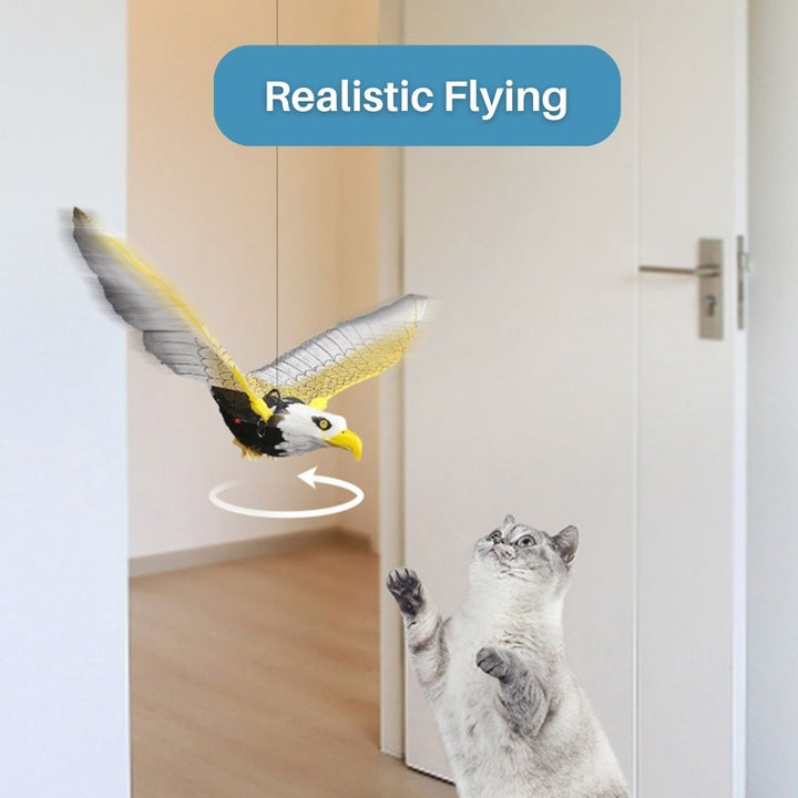 Interactive Cat Toy for Fun and Exercise - FeatherFlight™-Parrot-Nora Luxe