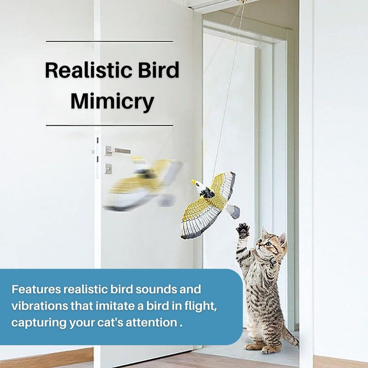 Interactive Cat Toy for Fun and Exercise - FeatherFlight™-Parrot-Nora Luxe