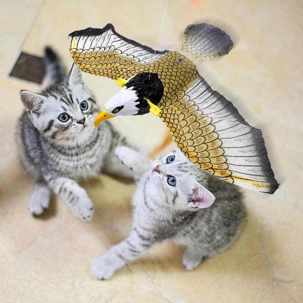 Interactive Cat Toy for Fun and Exercise - FeatherFlight™-Parrot-Nora Luxe