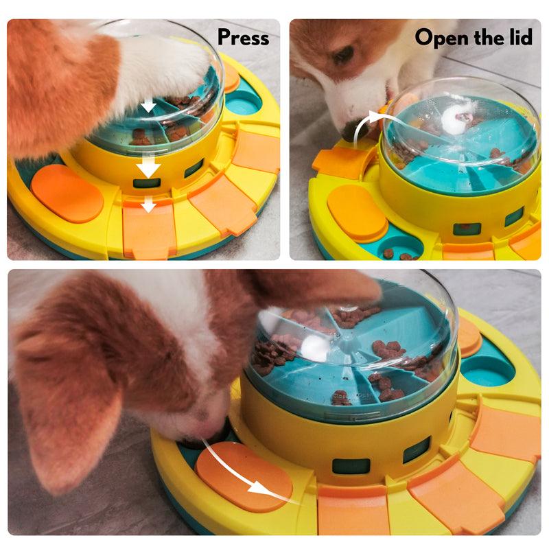 Interactive Dog Feeding Toy - PlayFeed-Blue-Nora Luxe