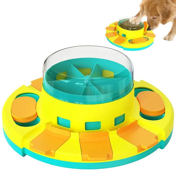 Interactive Dog Feeding Toy - PlayFeed-Blue-Nora Luxe