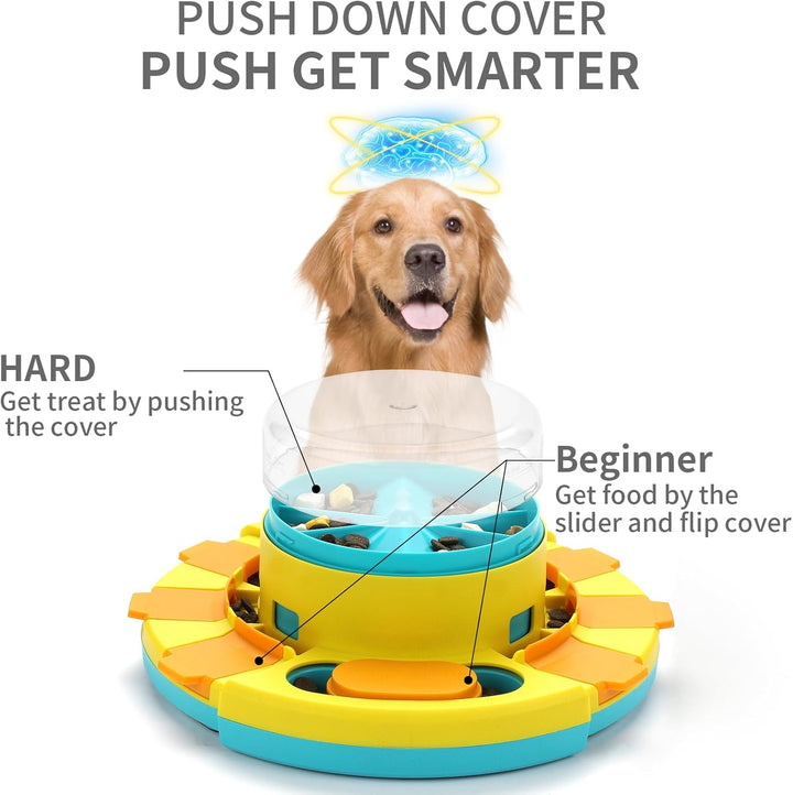 Interactive Dog Puzzle Feeder – Stimulate & Reward-Blue-Nora Luxe