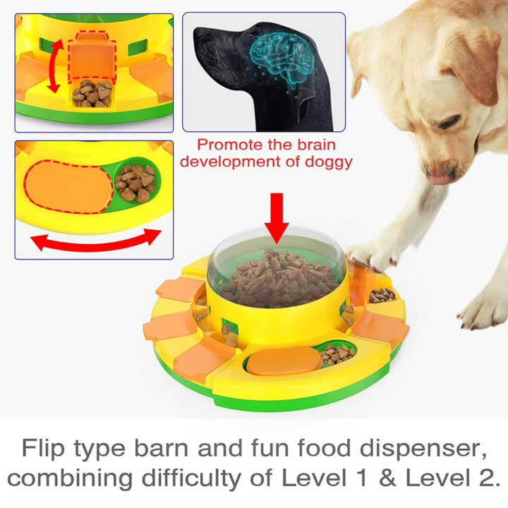 Interactive Dog Puzzle Feeder – Stimulate & Reward-Blue-Nora Luxe