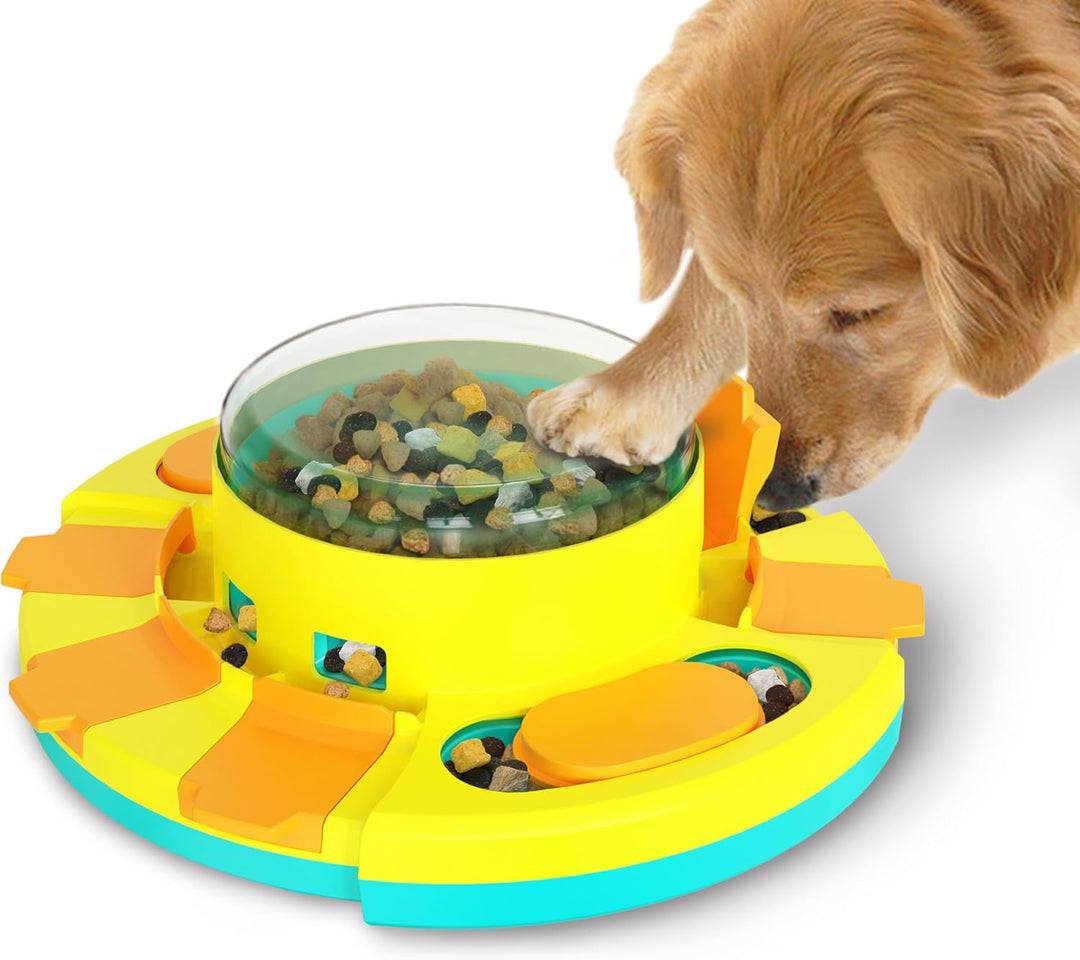 Interactive Dog Puzzle Feeder – Stimulate & Reward-Blue-Nora Luxe