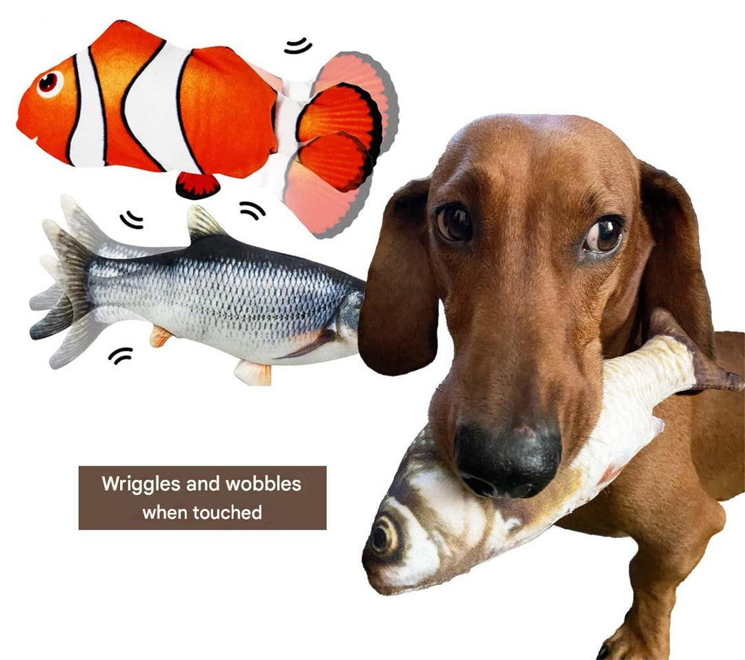 Interactive Dog Toy - FlippyFish-Trout-The Livary