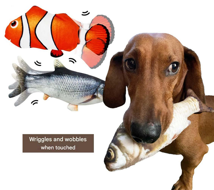 Interactive Dog Toy - FlippyFish-Trout-The Livary