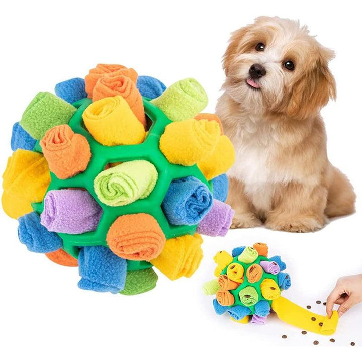 Interactive Dog Toy - SnuffleFun-Green-Nora Luxe