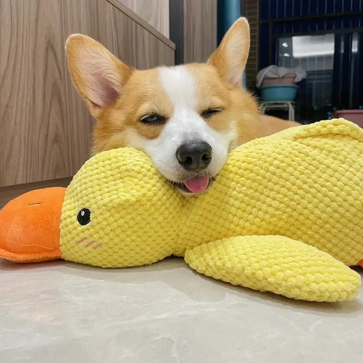 Interactive Dog Toy with Sound & Teeth Cleaning - FlappyDuck-8.66 * 9.84 inches-Nora Luxe