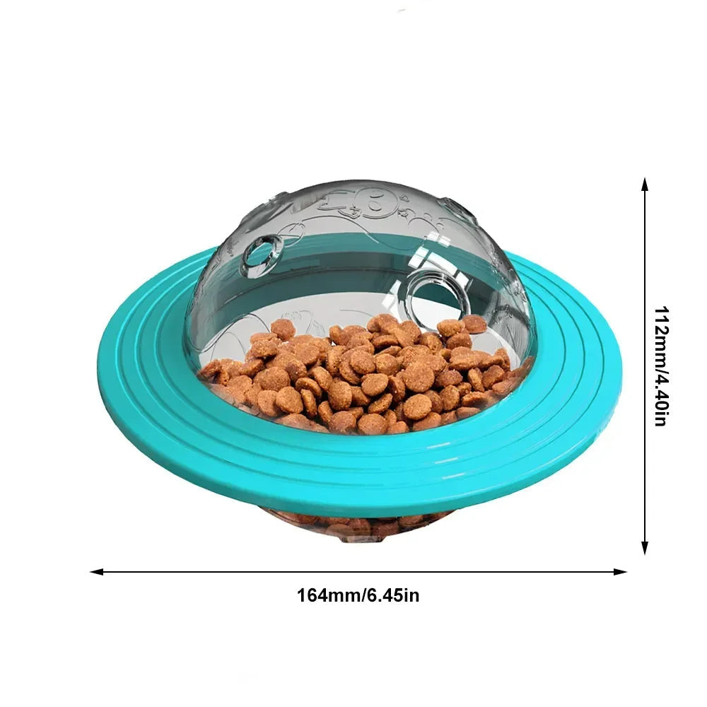 Interactive Dog Toy with Treat Dispenser - SnackSpin-Yellow-Nora Luxe