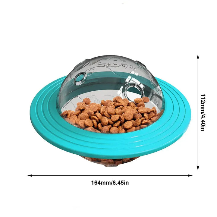 Interactive Dog Toy with Treat Dispenser - SnackSpin-Yellow-Nora Luxe